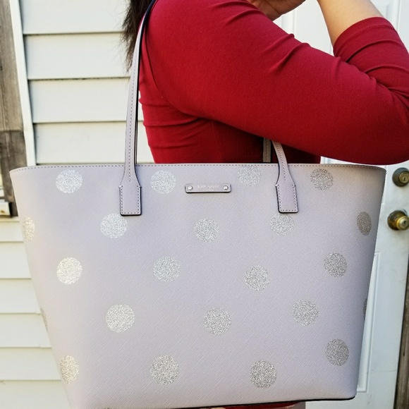 Kate Spade Harmony Haven Polka Dot Glitter Bag Set - Picture 8 of 8